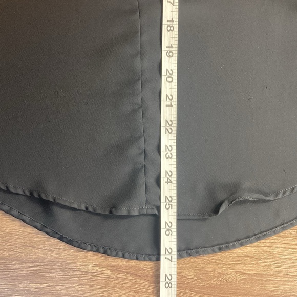 Women’s Pre Owned Medium Current Air Black CLASSIC V NECK BLOUSE - Picture 6 of 8